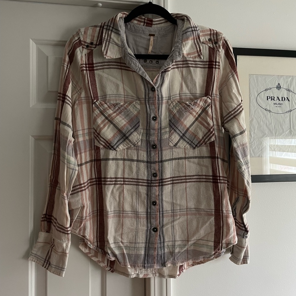 Free People button down